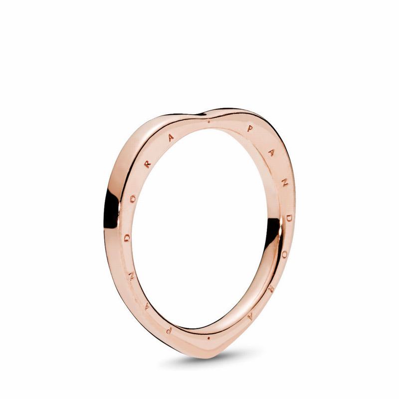 Pandora Rose™ Signature Arcs Of Love Stackable Ring Ireland - Pandora Rose - 258031RAU